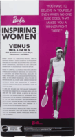 Mattel HRM49 Barbie Inspiráló Nők Kollekció - Venus Williams Barbie Baba Teniszruhában