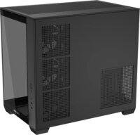 ASUS A32 PLUS ARGB Midi Torony Számítógépház + 3db 120mm ARGB ventilátor - Fekete