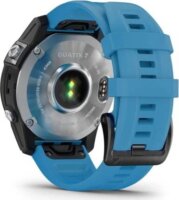 Garmin Quatix 7 GPS Okosóra 47mm Kék Szilikon Szíjjal - Ezüst / Fekete