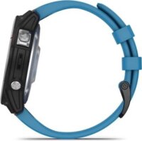 Garmin Quatix 7 GPS Okosóra 47mm Kék Szilikon Szíjjal - Ezüst / Fekete