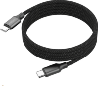 Ansmann 1700-0186 Magnetic USB-C apa - USB-C apa 2.0 Adat és töltőkábel 60 Watt 1,2m - Fekete