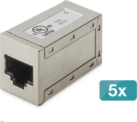 Digitus AT-AG-8-8-C6S-5 Árnyékolt Moduláris RJ45 UTP toldó (5db/csomag)