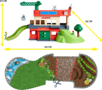 Majorette CLAAS Farm játékszett 14db kiegészítővel
