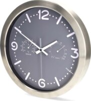 Nedis CLWA5226SS Rozsdamentes acél Falióra Ø 30cm - Ezüst