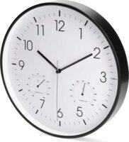 Nedis CLWA4226BK Műanyag Falióra Ø 30cm - Fekete