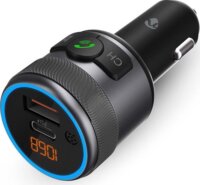 Nedis CATR3024BK Szivargyújtós Autós Bluetooth FM Transmitter - Fekete