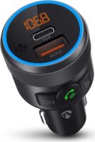 Nedis CATR3024BK Szivargyújtós Autós Bluetooth FM Transmitter - Fekete