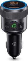 Nedis CATR3024BK Szivargyújtós Autós Bluetooth FM Transmitter - Fekete
