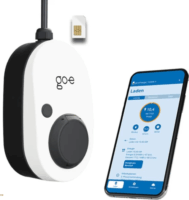 go-e Gemini 2.0 Elektromos autó fali töltő - Fehér (11 kW - 16A / 1,8m Type-2)