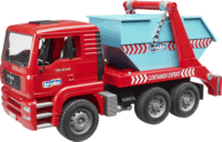 Bruder MAN TGA konténerszállító teherautó - Piros