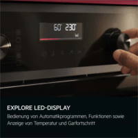 AEG OU5PB40SM SurroundCook Beépíthető Elektromos sütő - Fekete / Inox