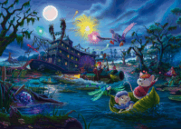 Schmidt Spiele Thomas Kinkade Studios Disney A megmentők 1000 darabos puzzle