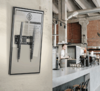 Gembird WM-75T-03 Portrait 37"-75" LCD TV / Monitor fali tartó konzol - Fekete