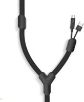 Bluelounge BLUSB-BL Felcipzárazható kábelrendező 3m - Fekete