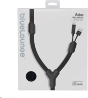 Bluelounge BLUSB-BL Felcipzárazható kábelrendező 3m - Fekete