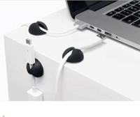 Bluelounge BLUCDM-BL Mini kábelvezető csipesz (9db/csomag) - Fekete