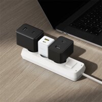 Baseus Palm USB-C / USB-A Hálózati Gyorstöltő Adapter 30W - Fehér