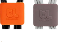 Bluelounge BLUCC-MD kábelrendező klipsz (4db/csomag) - Narancssárga/Szürke