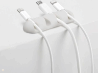 Bluelounge BLUCDMU-WH Öntapadós Kábelrendező csipesz 6,35 x 2,24 x 0,97 cm - Fehér