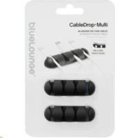 Bluelounge BLUCDMU-BL Öntapadós Kábelrendező csipesz 6,35 x 2,24 x 0,97 cm - Fekete