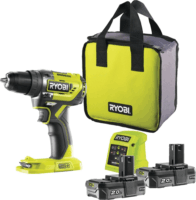 Ryobi R18DD5-220S ONE+ Akkus Fúró-Csavarozó 18V + 2x 2 Ah Akkumulátor + Táska