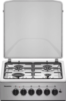 Hausmeister HM5020ML Kombinált 4 Zónás Szabadonálló Gáz / Elektromos Tűzhely - Inox