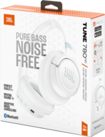 JBL Tune 780NC Bluetooth Fejhallgató Headset - Fehér
