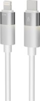 AVAX CB314 Glowy USB-C - Lightning Adat és Töltőkábel 27W 1m - Fehér