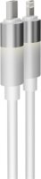 AVAX CB314 Glowy USB-C - Lightning Adat és Töltőkábel 27W 1m - Fehér