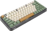 ASUS Jelly75 KD201 Wireless Mechanikus Billentyűzet HUN - Fehér/Narancssárga/Zöld