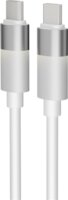 AVAX CB316 Glowy USB-C Apa - USB-C Apa Adat és Töltőkábel 60W 1m - Fehér