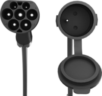 Gembird Type 2 adapterkábel 0,5 m 16A - Fekete