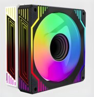 KEEP OUT XFC-120DRM 120mm PWM ARGB LED Rendszerhűtő ventilátor - Fekete