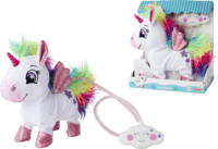Simba PetZoo Szivárvány unikornis interaktív plüss kisállat