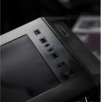 KEEP OUT XC-200 MESH Midi Torony Számítógépház + 3db 120mm ventilátor - Fekete