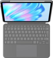 Logitech Combo Touch iPad Air 11" (M2) / iPad Air 5 Billentyűzetes Tablet tok - Szürke (Német)
