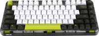 ASUS Jelly75 KD201 Mechanikus Wireless Billentyűzet HUN - Fekete/Fehér/Zöld