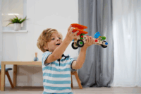 Eichhorn Constructor 90 darabos fa játék repülő építő készlet