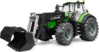 bruder Deutz 8280 TTV Homlokrakodó 1:16 - Zöld