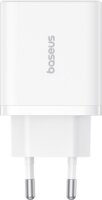Baseus Cube USB-C / 2x USB-A Hálózati Gyorstöltő Adapter 30W - Fehér
