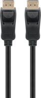 Goobay 74744 DisplayPort 2.1 Apa - DisplayPort 2.1 Apa 8K 120Hz Kábel 2m - Fekete