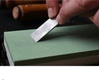 Kirschen 3729000 Késélező fenőkő 200 x 75 x 25 mm 5000/10000 szemcseméret - Zsálya / Fehér