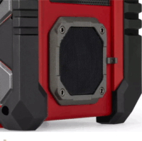 Einhell TE-CR 18 Li DAB+/FM/BT Akkus Hordozható Építkezési Munka rádió 18V - Fekete/Piros