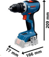 Bosch 06019N3206 Akkus fúró-csavarozó + 2x 18V Akku + koffer