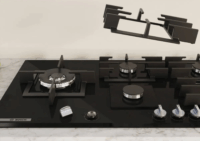 Bosch PRS9A6H40 Serie 8 Beépíthető 5 zónás Gáz Főzőlap - Fekete