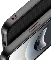 Nevox StyleShell NYLO Apple Iphone 16e Telefon tok - Fekete