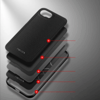 Nevox StyleShell NYLO Apple Iphone 16e Telefon tok - Fekete