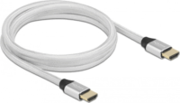 Delock 85367 HDMI 2.1 Apa - HDMI 2.1 Apa 8K 60Hz Kábel 2m - Ezüst