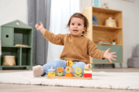 Eichhorn 13 részes fa válogató tábla ügyességi bébijáték