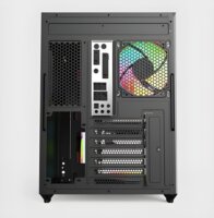 KEEP OUT XC-800 PRO Midi Torony Számítógépház + 4db 120mm ventilátor - Fekete